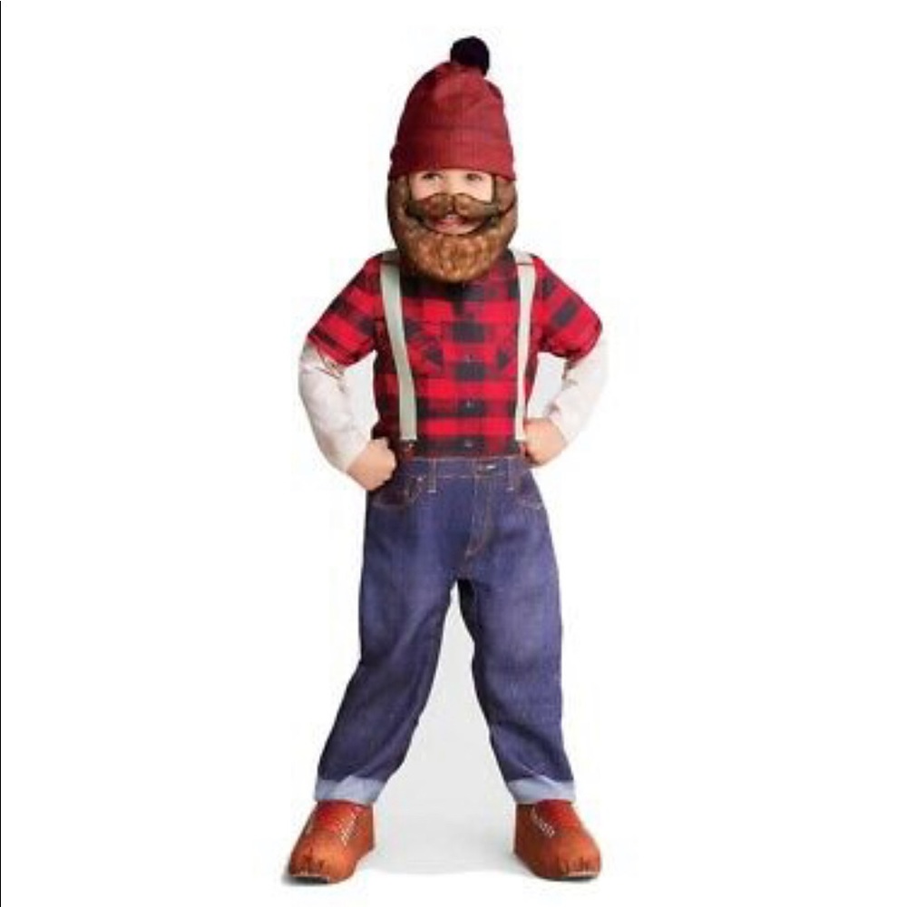 Kids Little Lumberjack Hat Mask